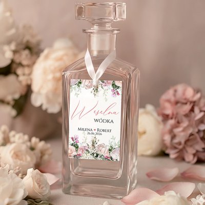 Zawieszki na alkohol 10szt - Rose