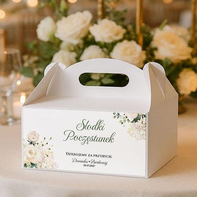 Naklejki na pudełka na ciasto - Oliwia