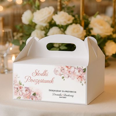 Naklejki na pudełka na ciasto - Dafne2