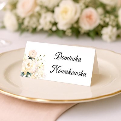 Winietki na stół - Oliwia