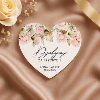 Podziękowania dla gości magnesy - Iris