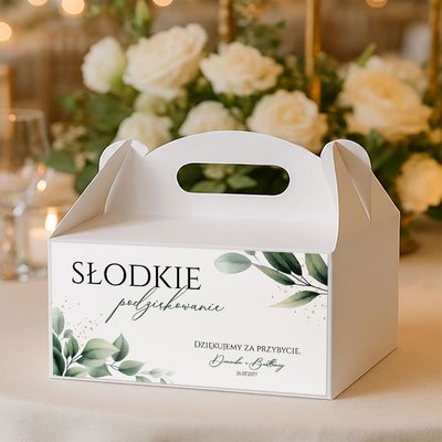 Naklejki na pudełka na ciasto - Emilia