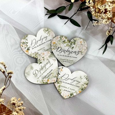 Podziękowania dla gości magnesy - Eliza