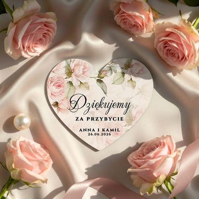 Podziękowania dla gości magnesy - Diana