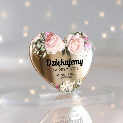 Podziękowania dla gości magnesy lustrzane - Irma