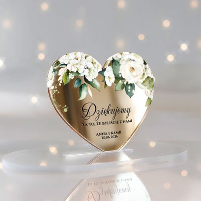 Podziękowania dla gości magnesy lustrzane - Elza