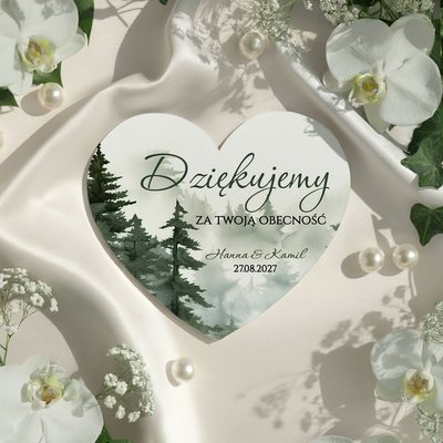 Podziękowania dla gości magnesy - Daniela