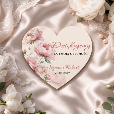 Podziękowania dla gości magnesy - Nerida