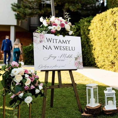 Tablica powitalna na wesele 50x70cm - Ariana2