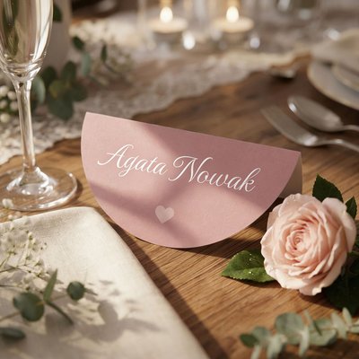 Winietki ślubne na stół - Penelopa - Nancy - Ariela