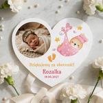 Podziękowania dla gości magnesy na Chrzest 10