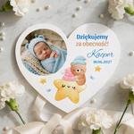 Podziękowania dla gości magnesy na Chrzest 10