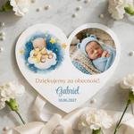 Podziękowania dla gości magnesy na Chrzest 10