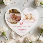Podziękowania dla gości magnesy na Chrzest 10