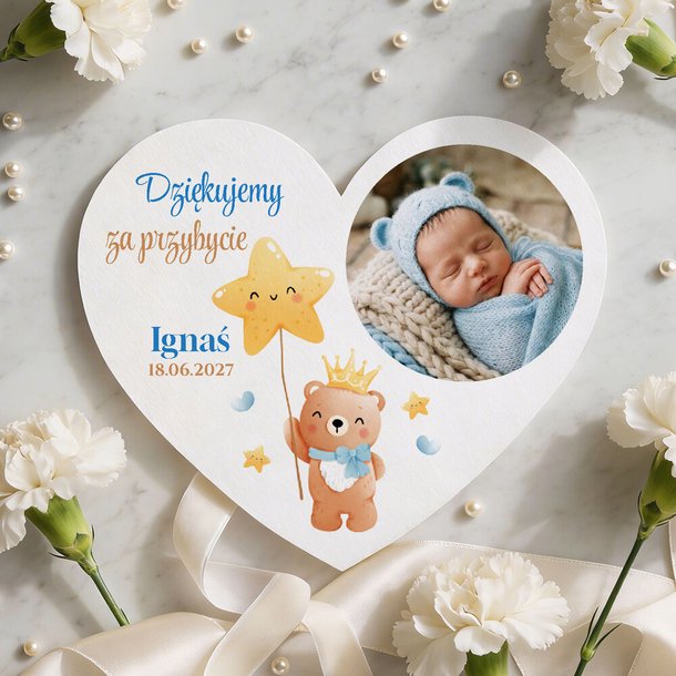 Podziękowania dla gości magnesy na Chrzest 10