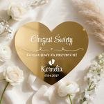 Podziękowania dla gości magnesy lustrzane na Chrzest