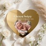 Podziękowania dla gości magnesy lustrzane na Chrzest