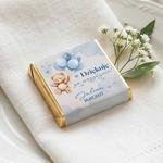 Czekoladki z podziękowaniem dla gości na Chrzest