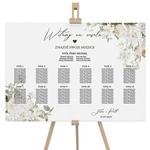 Plan stołów weselny Tablica na wesele 60x90cm - Eliza 1