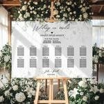 Plan stołów weselny Tablica na wesele 60x90cm - Eukaliptus