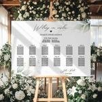 Plan stołów weselny Tablica na wesele 60x90cm - Eukaliptus