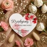 Podziękowania dla gości magnesy - Amber