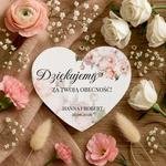 Podziękowania dla gości magnesy - Amber