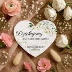 Podziękowania dla gości magnesy - Amber