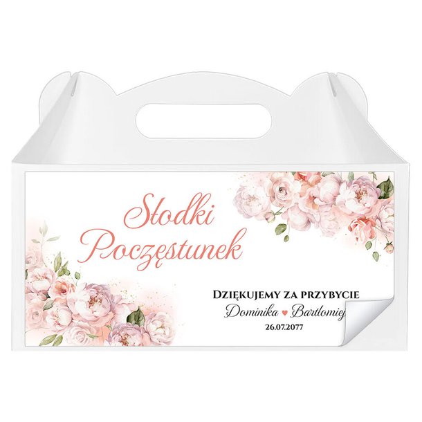 Naklejki na pudełka na ciasto 3 szt. - Dafne2