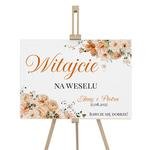 Tablica powitalna na wesele 50x70cm - Amber 5