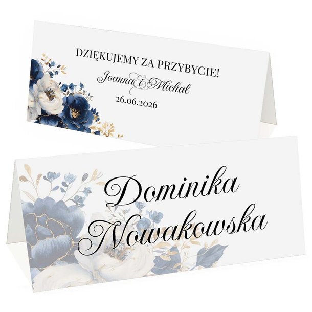 Winietki na stół - Amber