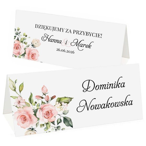 Winietki na stół - Miranda