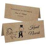 Winietki EKO na stół Ludki