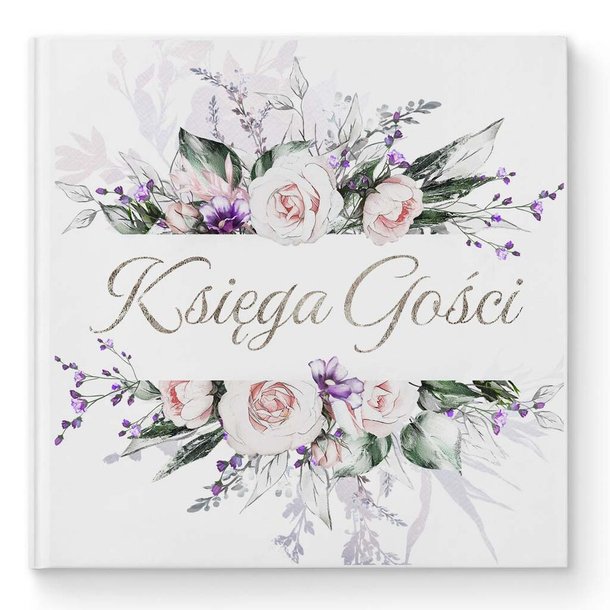 Księga gości weselnych - białe/czarne karty - Anna