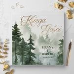 Księga gości weselnych - białe/czarne karty - Daniela