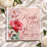 Księga gości weselnych - białe/czarne karty - Nerida