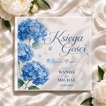 Księga gości weselnych - białe/czarne karty - Nerida
