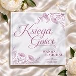 Księga gości weselnych - białe/czarne karty - Bella