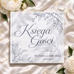 Księga gości weselnych - białe/czarne karty - Bella