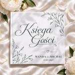 Księga gości weselnych - białe/czarne karty - Bella