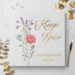 Księga gości weselnych - białe/czarne karty - Fiorella