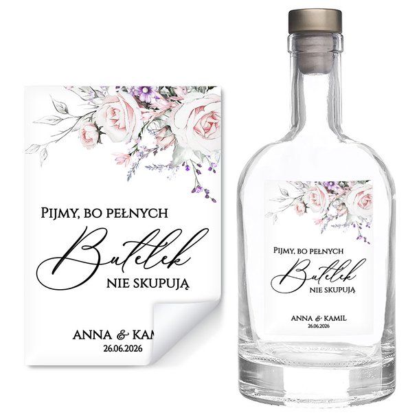 Naklejki na butelki Anna