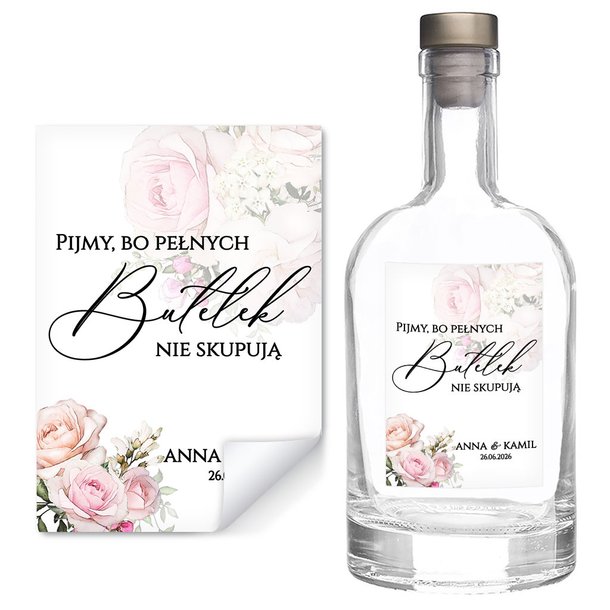Naklejki na butelki Ariana