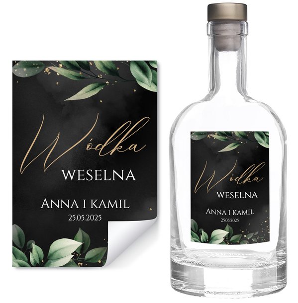 Naklejki na butelki Emilia