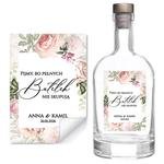 Naklejki na butelki Rose