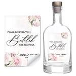 Naklejki na butelki Rose