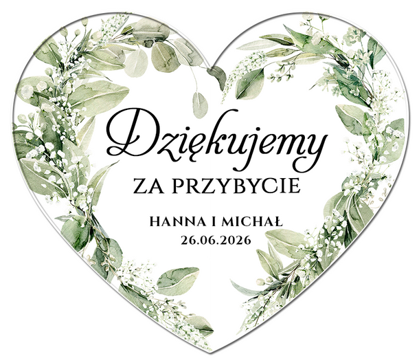 Magnesy z podziękowaniem - Gipsówka