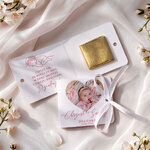 Czekoladki z podziękowaniem dla gości na chrzest - Zdjęcie