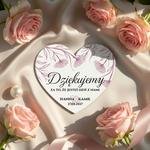 Podziękowania dla gości magnesy - Bella