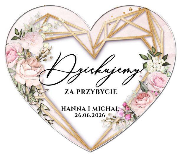 Podziękowania Magnesy Dalia